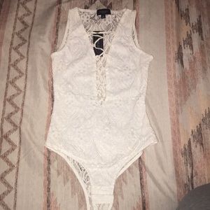 Laced bodysuit
